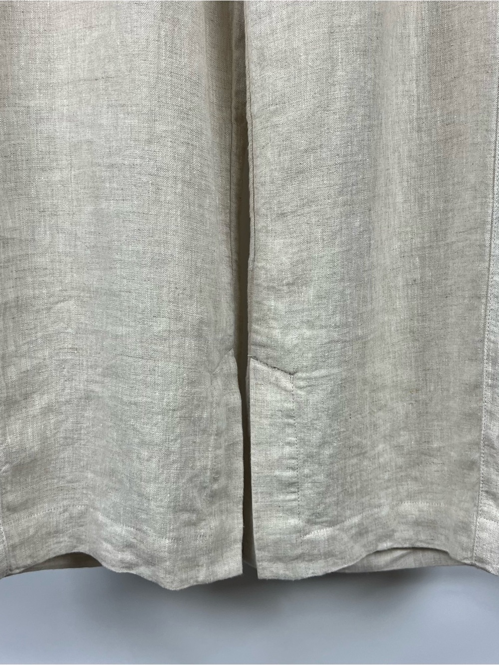Athleta Retreat 100% Linen High Rise Wide Leg Pants Coastal Cream 2025 Size S - Picture 7 of 16